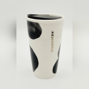 Starbucks Black Polka-dot  Ceramic Coffee Mug